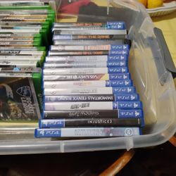 PS4 Xbox One Xbox Five Each