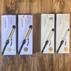 HOT TOOLS PRO ARTIST 24K GOLD COLLECTION CURLING IRONS & MORE- GOING OUT OF BUSINESS-$25 EACH