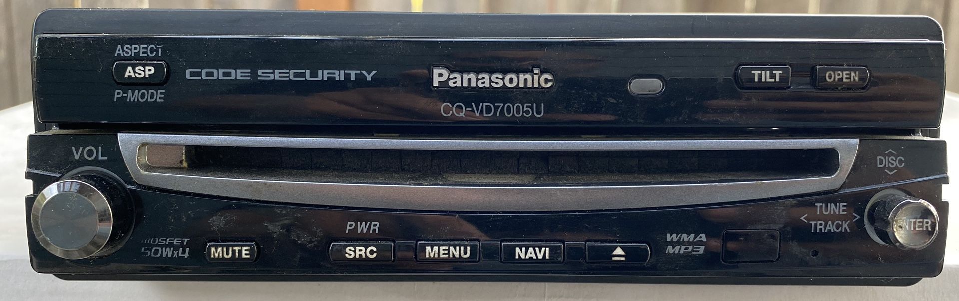Panasonic CQ-VD7005U In-Dash 7" Touchscreen DVD, CD, MP3 Multimedia System