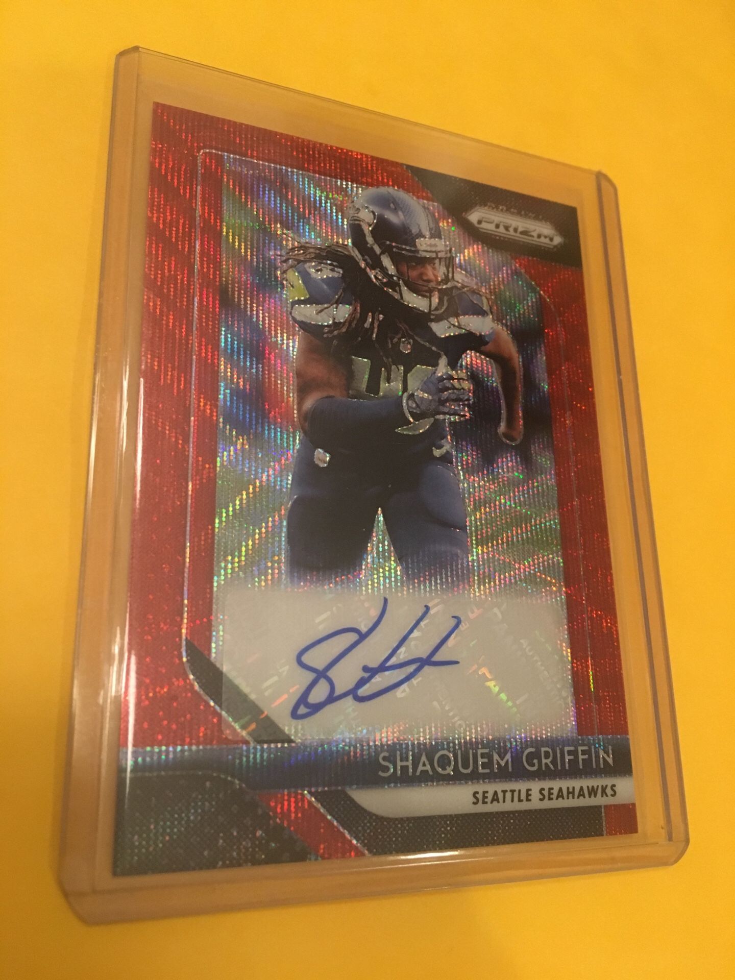 Seattle Seahawks football card