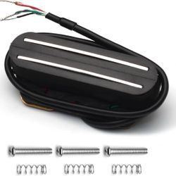 Dual Rail Dual Coil Magnetic Bridge Pickup Humbucker for Telecaster Electric Gui