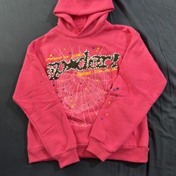 Pink V2 Sp5der Hoodie