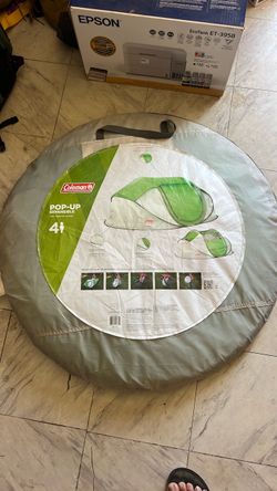 Coleman pop up tent