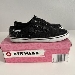 Airwalk Black Sequin No Lace Shoes