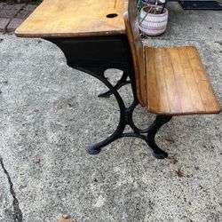 Vintage School Desk