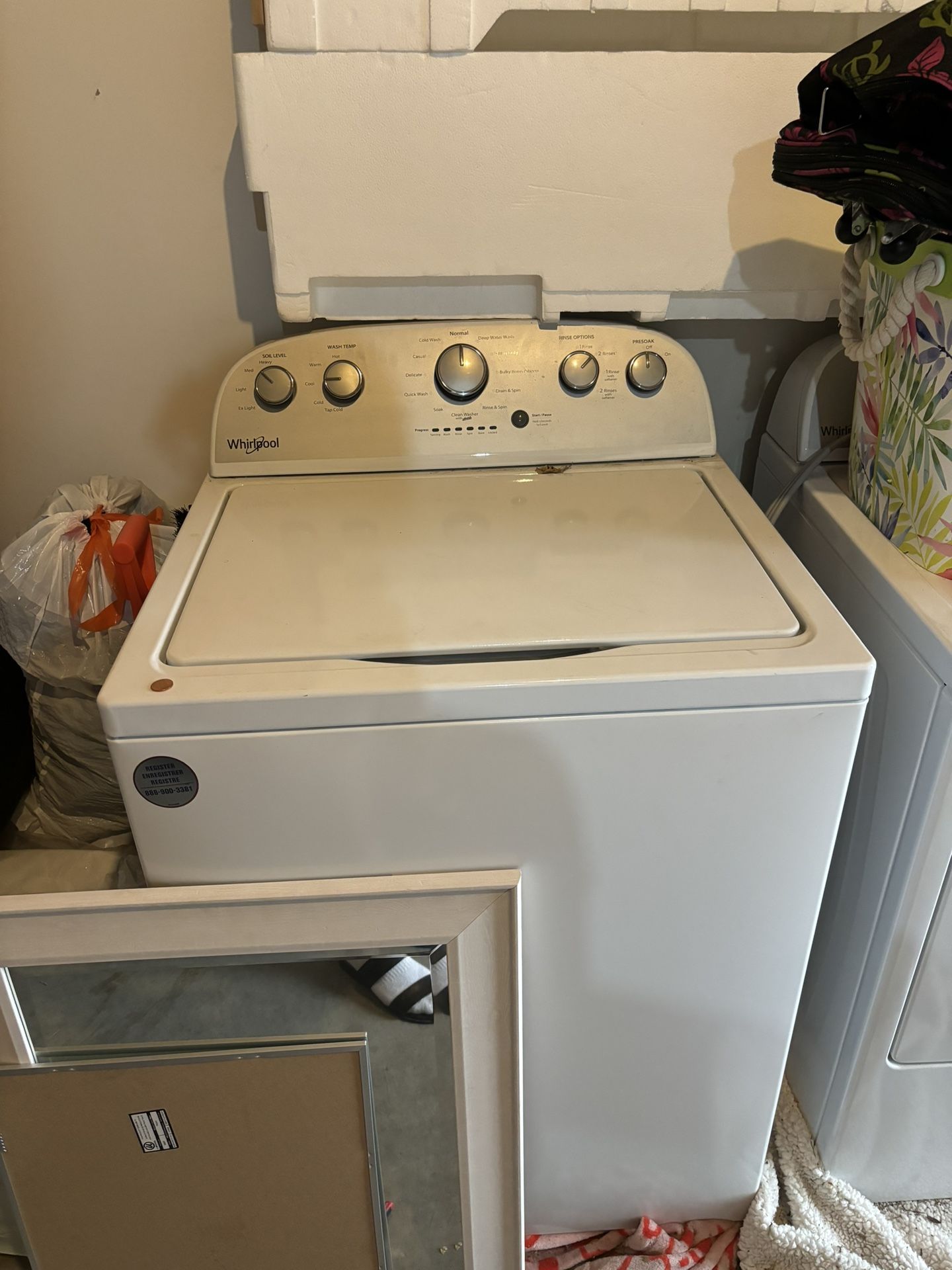 Whirlpool Washer and Dryer