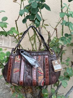 Relic Michele Satchel Brown Handbag