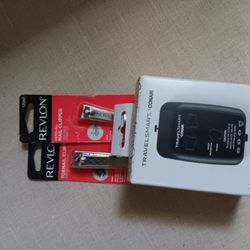 Worldwide Adapter For Travelers And Nails And Toes Clippers 