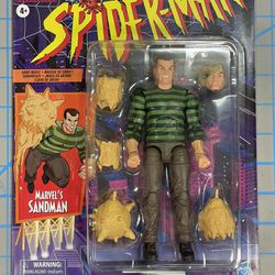 Marvel Legends Retro Spider-Man Sandman Action Figure Sand Man Flint Marko
