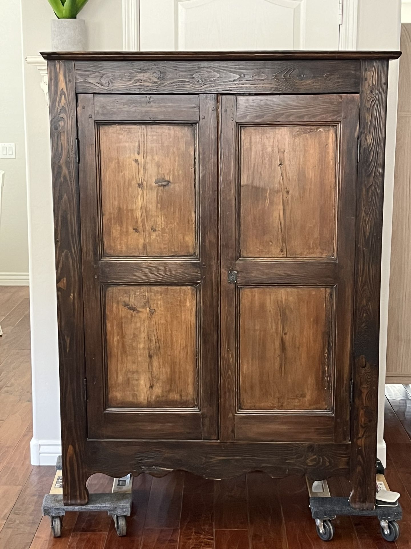 Antique Blanket Armoire 