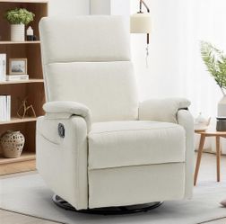 Swivel glider recliner chair