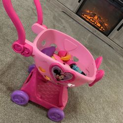 Mini Mouse Shopping Cart 