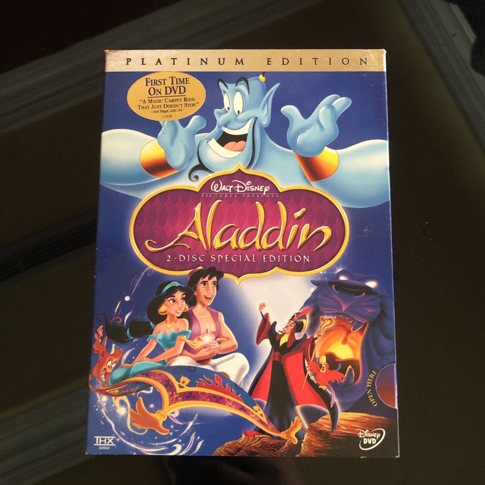 Aladdin Platinum Edition 2 Disc Special Edition DVD