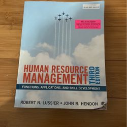 Human Resource Management: Functions, Applications, And Skill Development