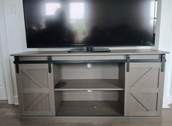 TV stand farmhouse style (Nuevo en Su caja)