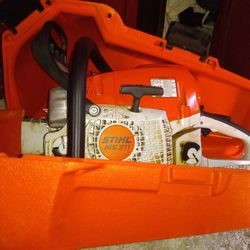 MS311 Stihl 29" Used Once With Case& Guard