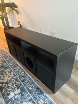 Black TV Stand
