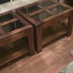Mahogany Daybed/ End Tables