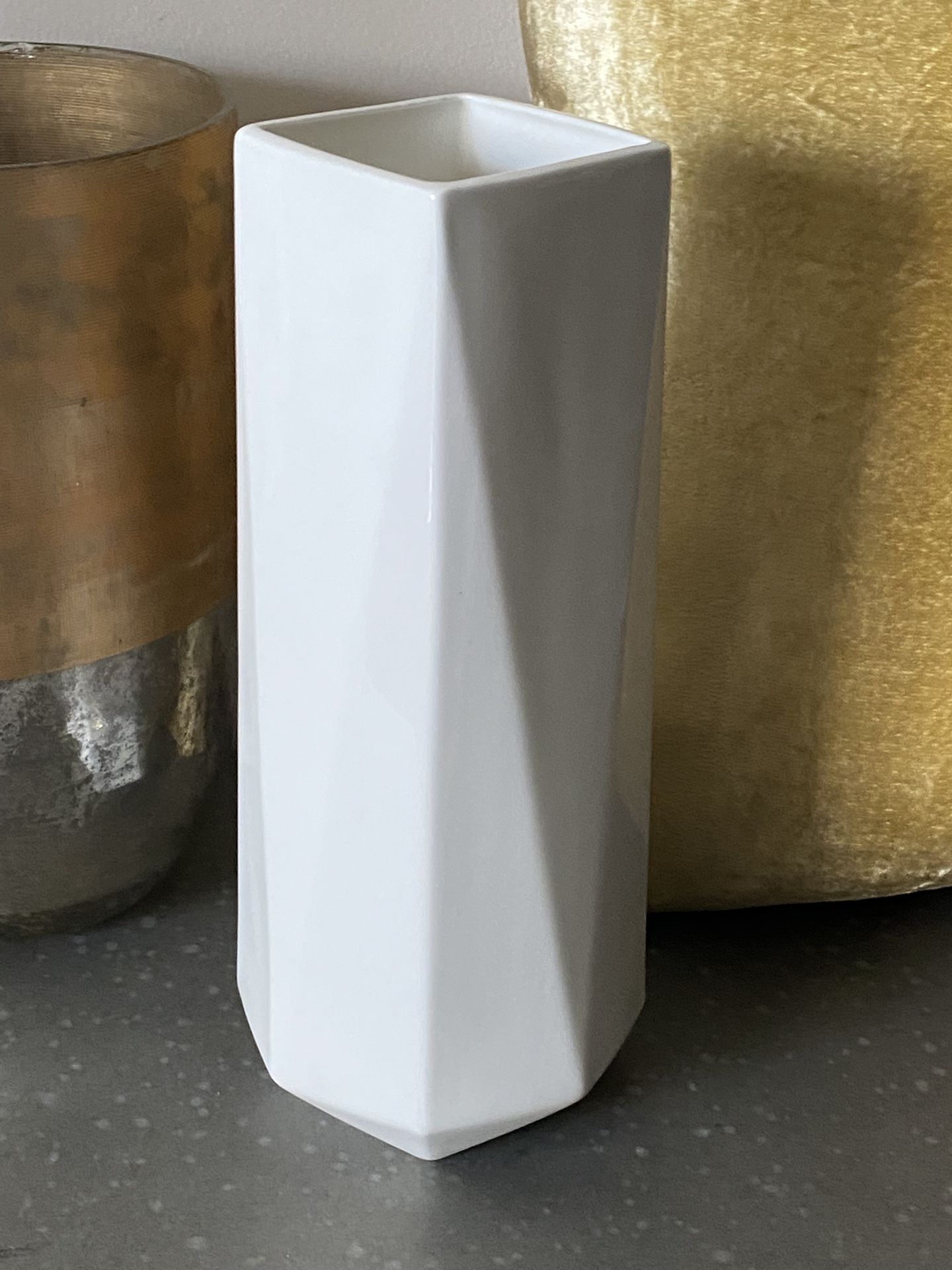West Elm Decor Velvet Pillow And Vases, Sold Individually 