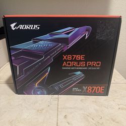 Gigabyte X870e Aorus Pro Am5 Lga 1718 BRAND NEW!