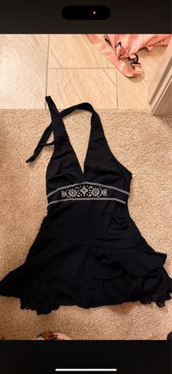 Black dress cowgirl