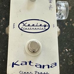 Keeley Katana Clean Boost V1 John Mayer Guitar Pedal