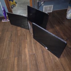3 TVs For Sale 