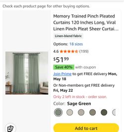Curtain Panels set of 2
