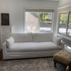 White slipcover Sofa