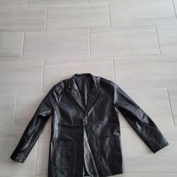 Black Leather Jacket 3xl