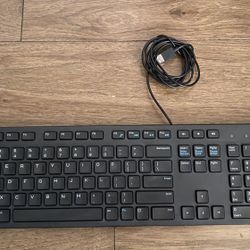Dell Black Wired USB Keyboard - KB216
