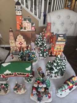 Lighted village