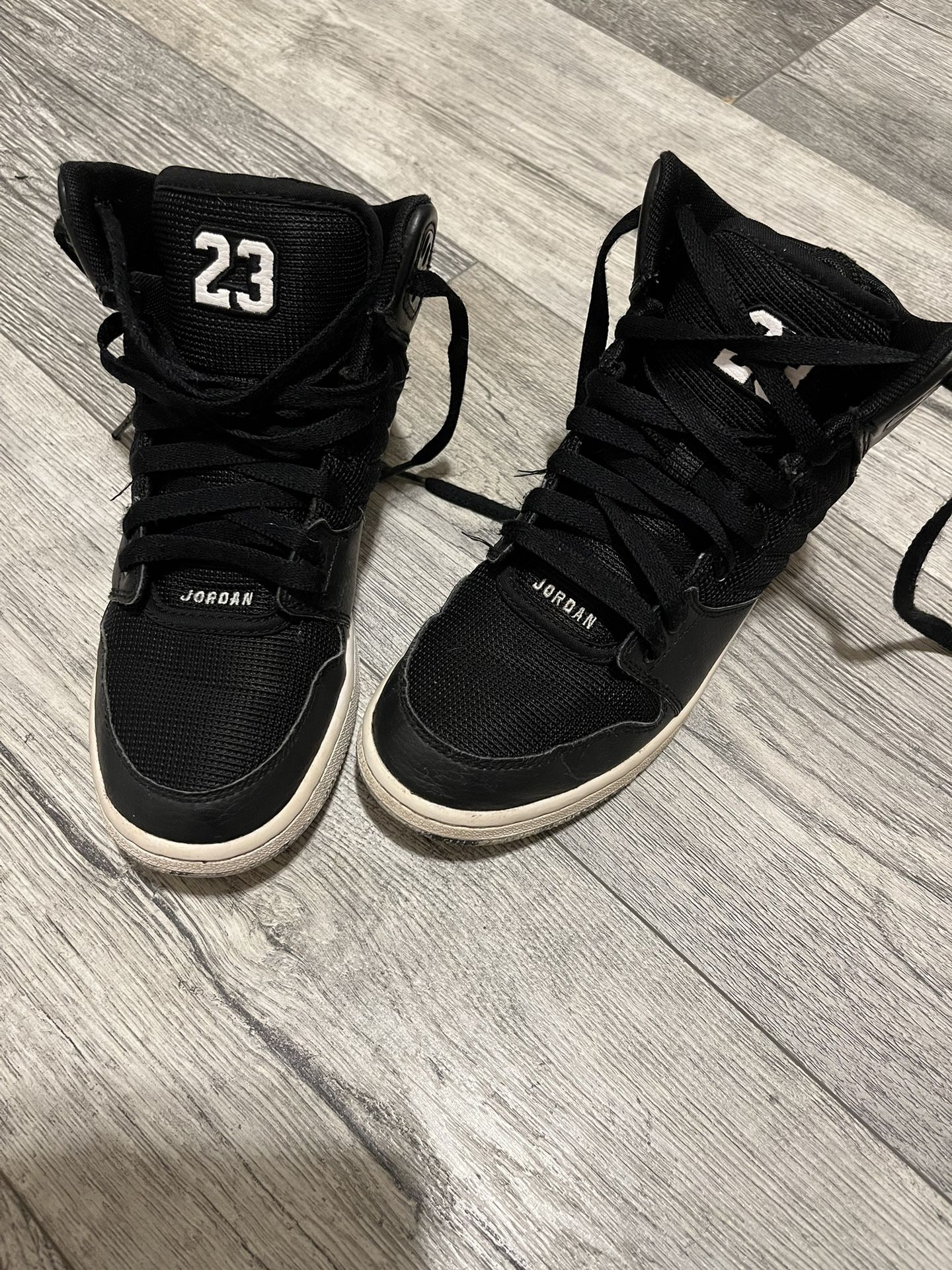 Nike - Jordan Flight 4 Black White Sneakers - 828237-010