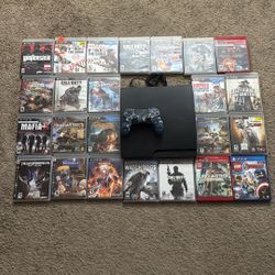 PlayStation 3 With Remote With 24 Games 