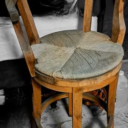 Pear English Swivel Chair Beautiful Naked Wood Works Perfectly