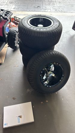 Rins and used tires for golf car