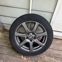 17 Inch Spare Tire With Custom Rim 