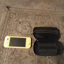 Nintendo Switch Lite Yellow Plus Zelda Game And Carrying Case