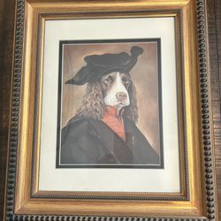 4 Regal Dog Framed prints