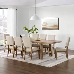 New Graham Dining Table and 8 Chairs. Sells At Costco For $1700 plus tax