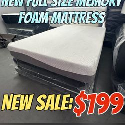 NEW FULL SIZE MEMORY FOAM MATTRESS