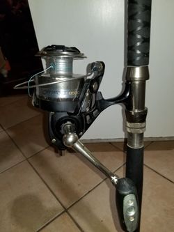 Fin nor 8500 os fishing reel and rod
