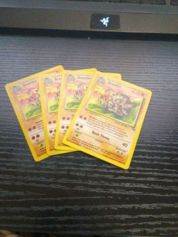 Pokemon Graveler 37/62 Fossil Set $3 Each Or All For$10