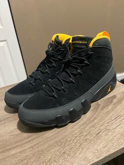 Air Jordan 9 Retro 'Black Dark Charcoal University Gold
