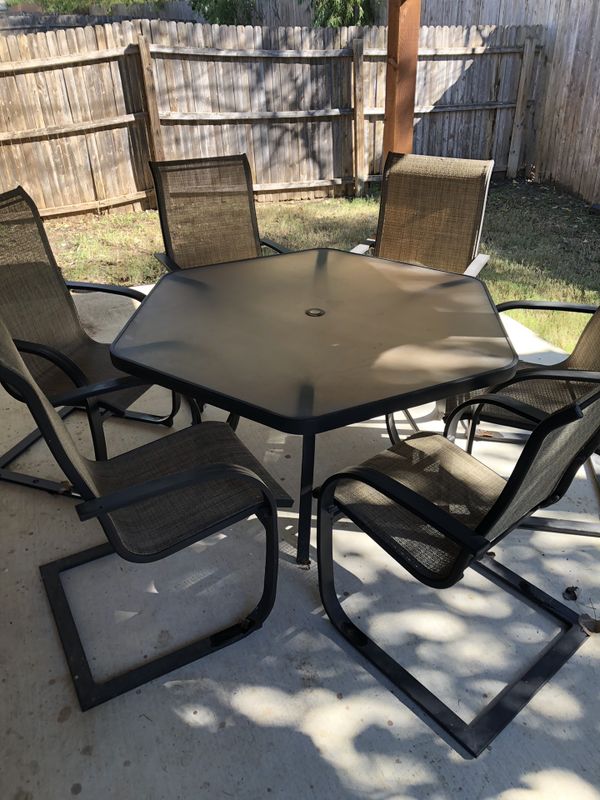 patio furniture 6 chairs
