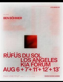 Rufus du sol  ga floor august 6th tickets