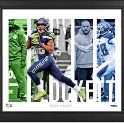 Tyler Lockett Seahawks Custom Framed Photo