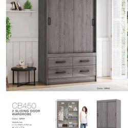 Closet Color White Grey Or Espresso 