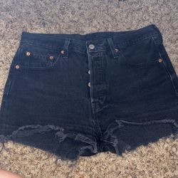 Black Levi Shorts