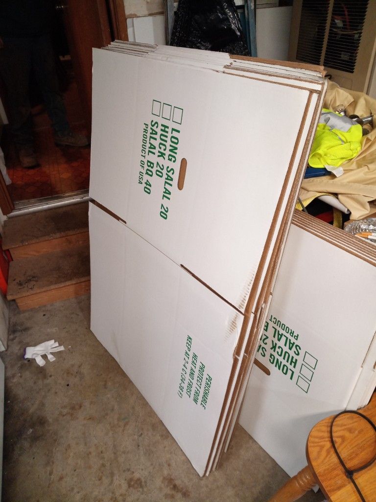 Brand New Handled Moving Boxes, Perishable Temps Ready! Bulk Pricing! Can Deliver!